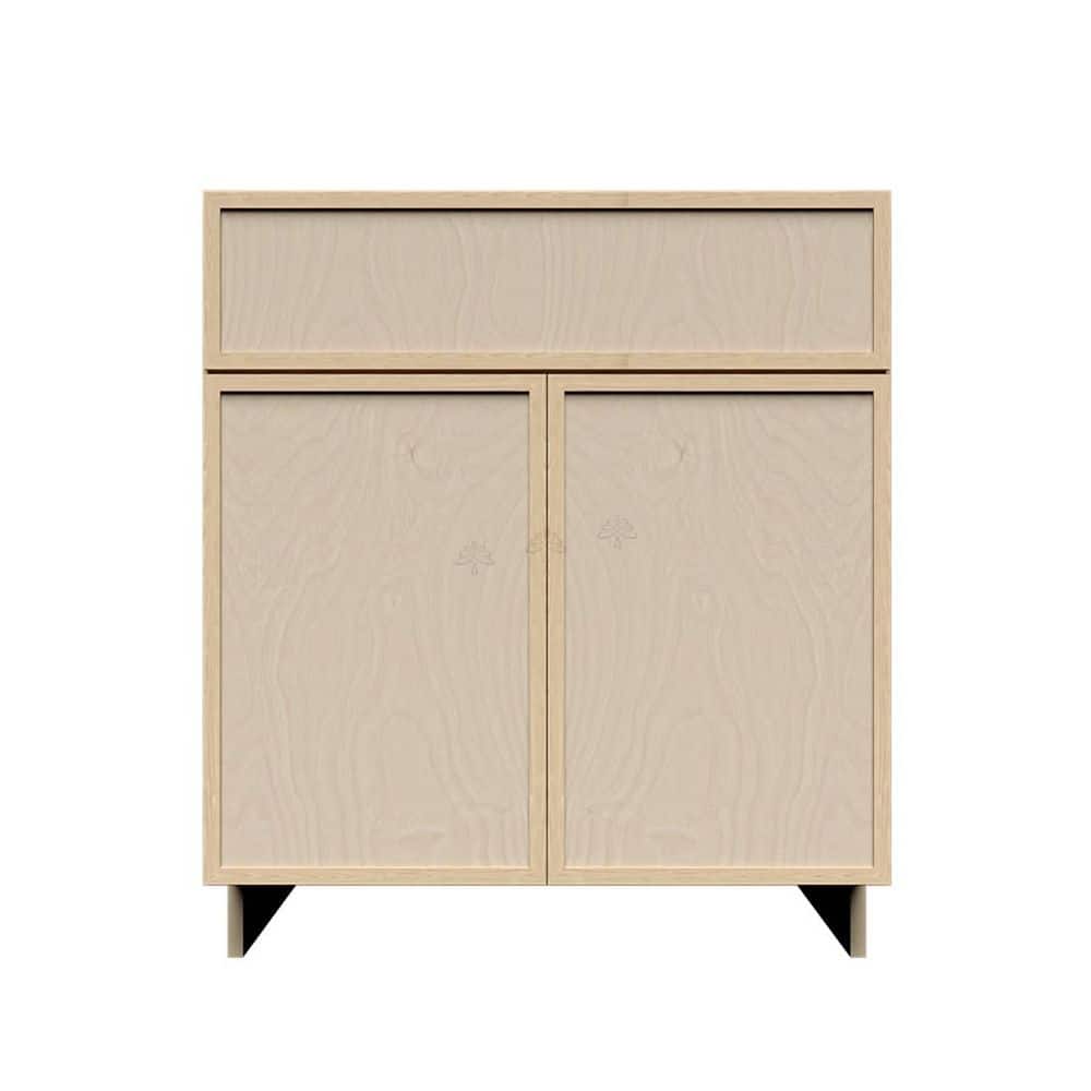 Slim Shaker 36 in. Sink Base Bath Vanity Cabinet without Top in Black Assembled price history on PriceWatchPro