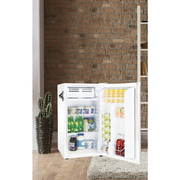 Frigidaire 0.3 cu. ft. 6-Can Retro Mini Fridge without Freezer in White  EFMIS129-WHITE - The Home Depot