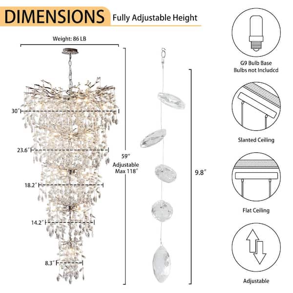 Have a question about Miles Lightings Modern Chandelier 118