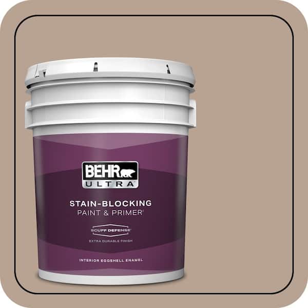 BEHR ULTRA 5 gal. #N190-4 Rugged Tan Extra Durable Eggshell Enamel Interior Paint & Primer