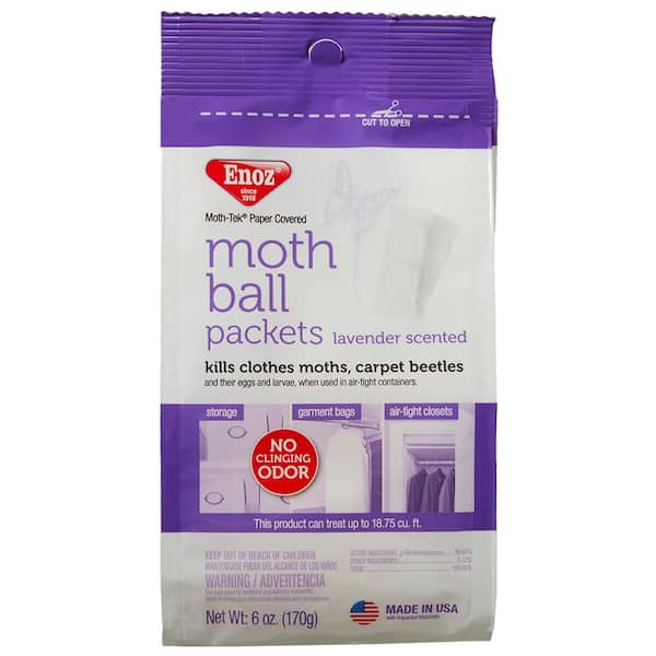 ENOZ 6 oz. Moth Ball Packets in Lavender Scented