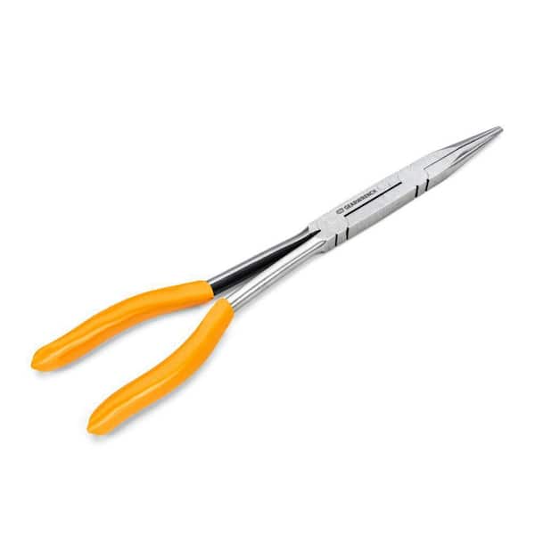 GEARWRENCH Double-X Long Reach Long Nose Straight Dipped Grip