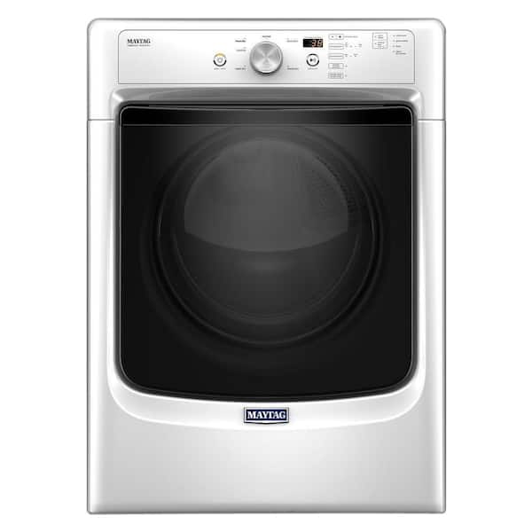 Maytag 7.4 cu. ft. 240 Volt Stackable White Electric Vented Dryer