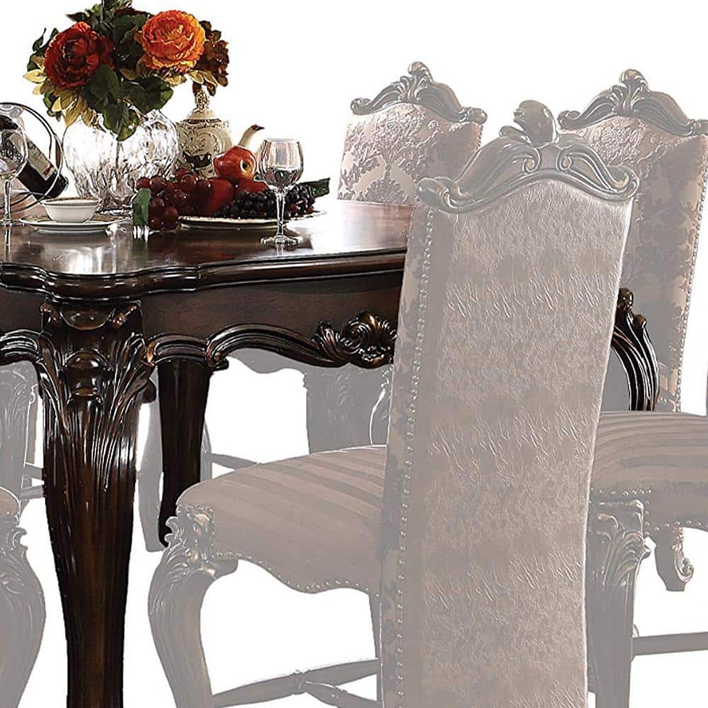 Versailles Cherry Oak Extendable Counter Height Dining Table