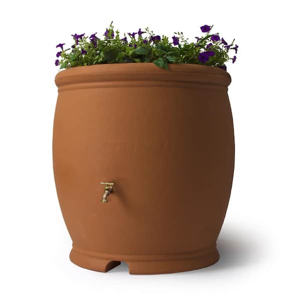 100 Gal. Barcelona Rain Barrel in Terracotta