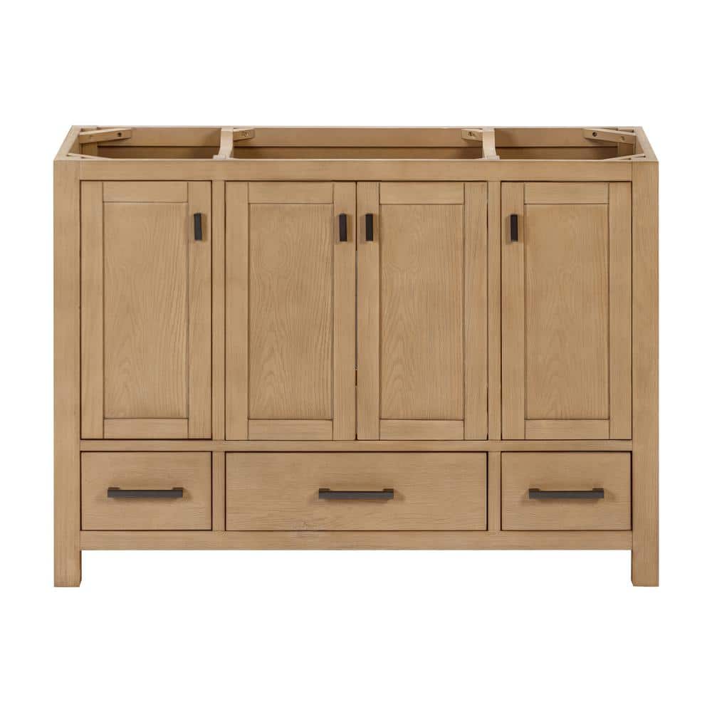 Modero 48" Brushed Oak Single Bathroom Vanity Base