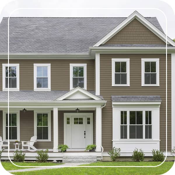 BEHR MARQUEE 1 gal. #N310-7 Classic Bronze Flat Exterior Paint