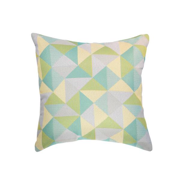 Astella Ruskin Lagoon Square Outdoor Accent Throw Pillow