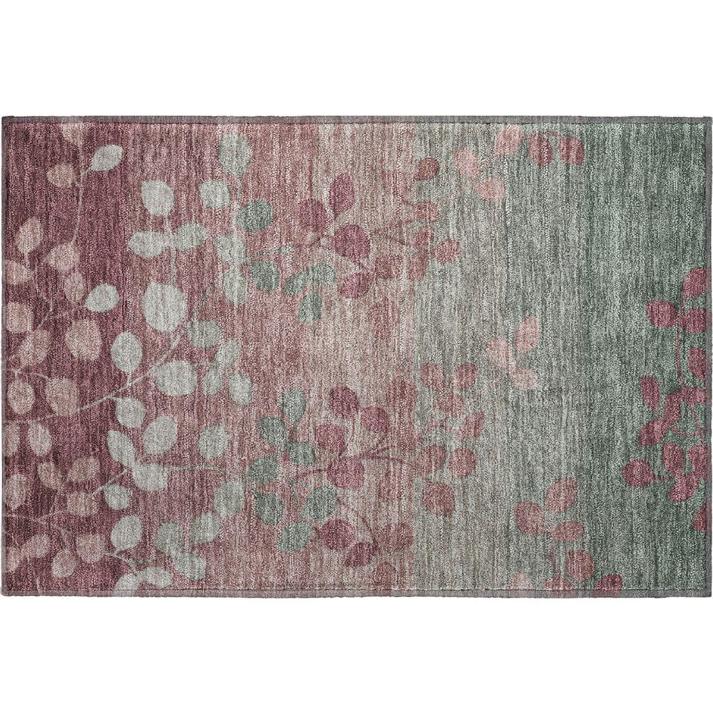 Mayfield Premium Machine Washable Abstract AMF1900 Blush 2 ft. x 3 ft. Area Rug price history on PriceWatchPro