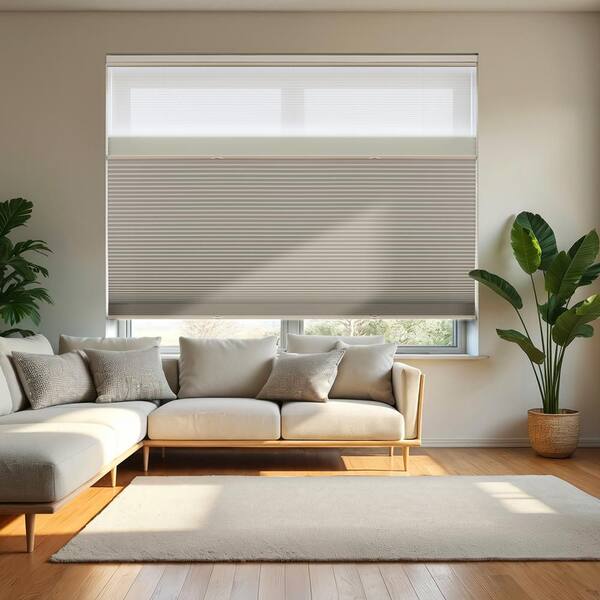 No Drill Headrail Blackout Cellular Shades
