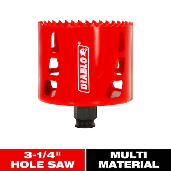 3-1/4 in. Bi-Metal Hole Saw with 2-3/8 in. Cutting Depth