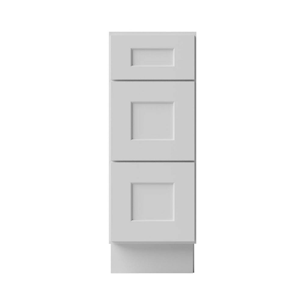 12 in. W x 21 in. D x 34.5 in. H Ready to Assemble Solid Wood Shaker Drawer Base Bath Cabinet in White price history on PriceWatchPro