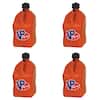 VP Racing 5 Gal. Motorsport Racing Liquid Utility Jug Can, Orange (4-Pack)