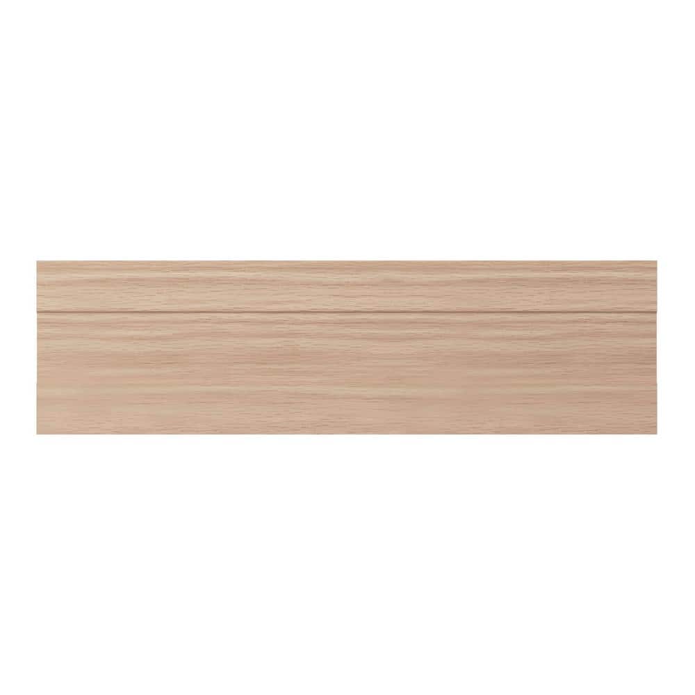 96" Unfinished Red Oak Solid Hardwood Chair Rail Moulding