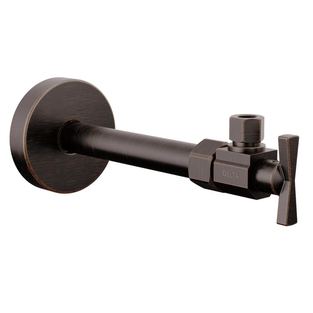 1/2 in. x 7.56 in. L Venetian Bronze Brass Angled Supply Stop Valve price history on PriceWatchPro