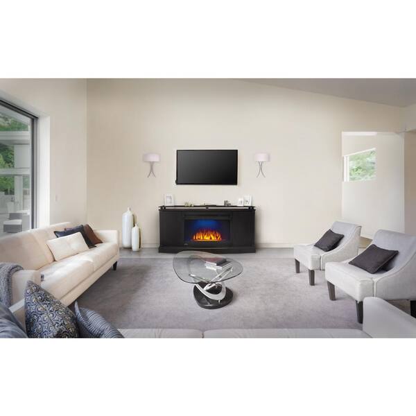 NAPOLEON 27 in. Anya Mantel Package Electric Fireplace in Black (2-Cartons)