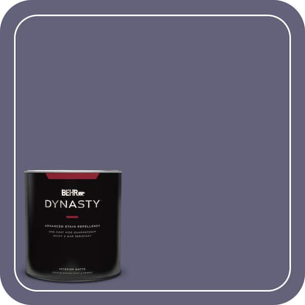 BEHR DYNASTY 1 qt. #PMD-44 Twilight Dusk Matte Interior Stain-Blocking Paint and Primer