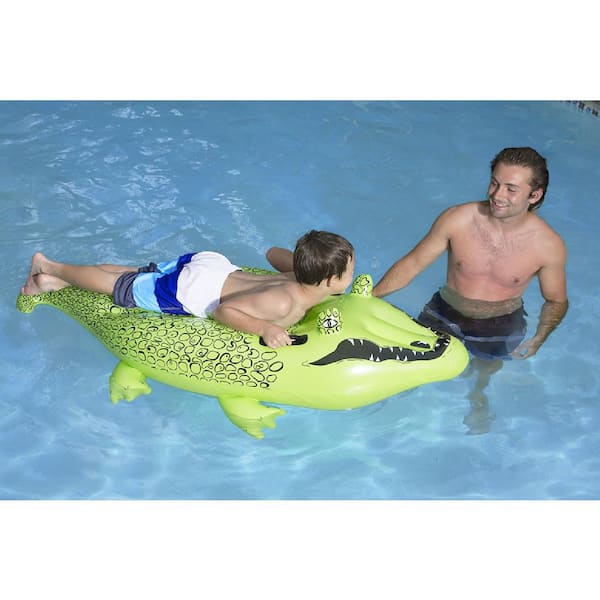 Alligator Ride-on Float Pool 64in X 36in W for sale online 