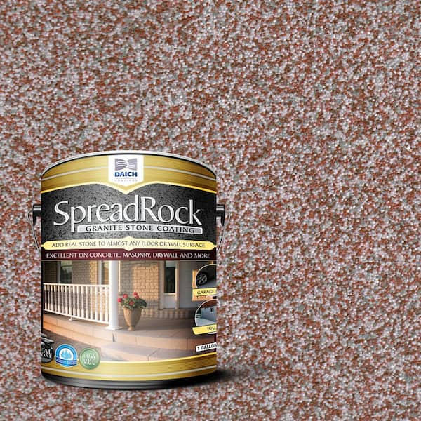 SpreadRock Granite Stone Coating 1 gal. Santa Fe Satin Interior/Exterior Concrete Resurfacer and Sealer