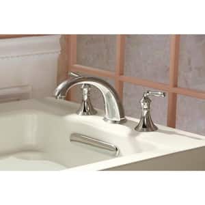 Devonshire 2-Handle Deck and Rim-Mount Roman Tub Faucet Trim Kit in Vibrant Polished Brass (Valve Not Included)