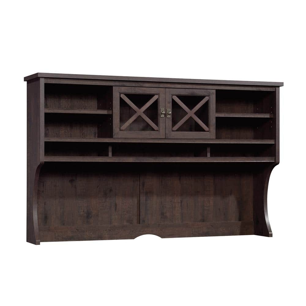 Costa Coffee Oak Large Hutch with Glass Doors