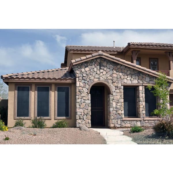 36 in. x 50 ft. Brown SunTex 80