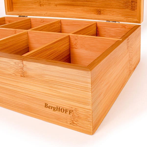 BergHOFF 2pc. Bamboo Tea Box Set Natural