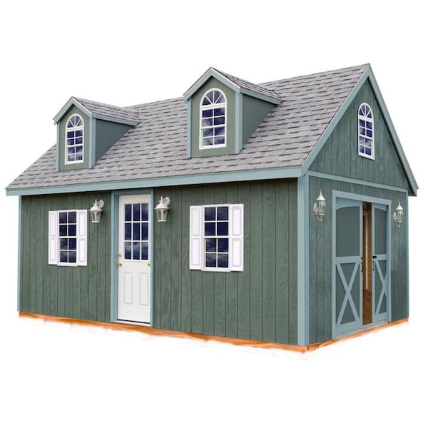 Best Barns Arlington 12 ft. x 20 ft. Wood Storage Shed Kit with Floor