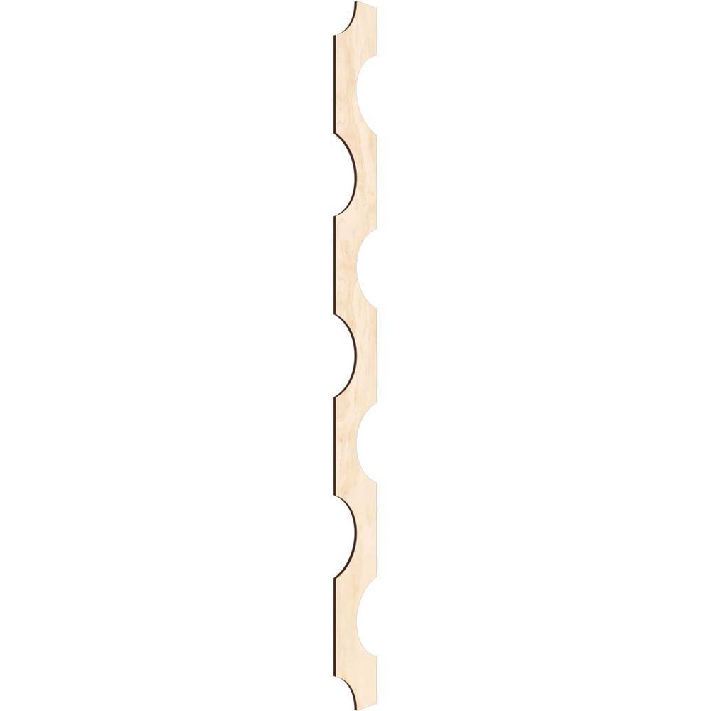 Pomeroy 47" Birch Adjustable Decorative Wood Slat Wall Panel Kit