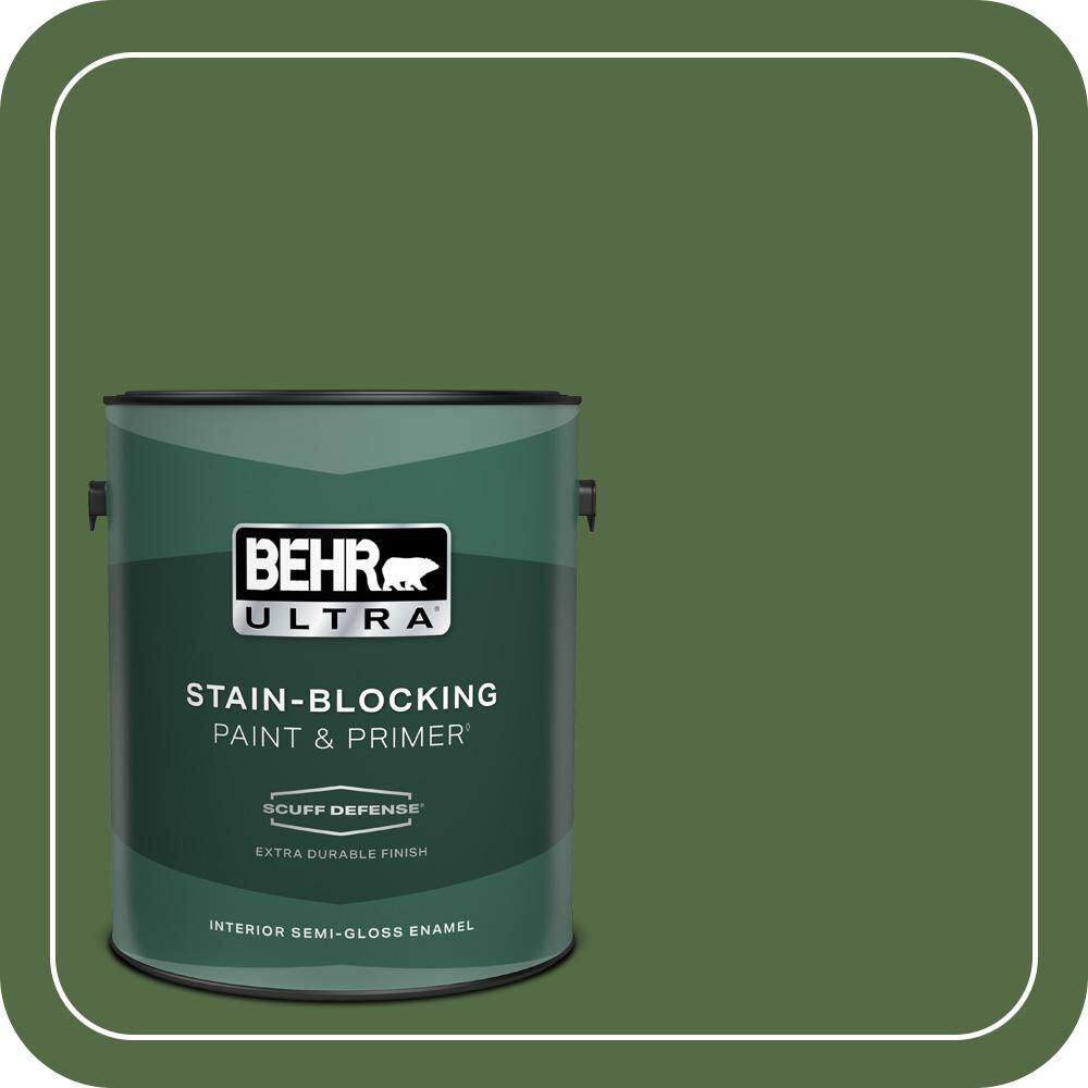 1 gal. #430D-7 Pacific Pine Extra Durable Semi-Gloss Enamel Interior Paint & Primer price history on PriceWatchPro