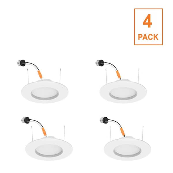 CE 5/6 in. 5CCT selectable Recessed Retrofit Trim California 4-Pack