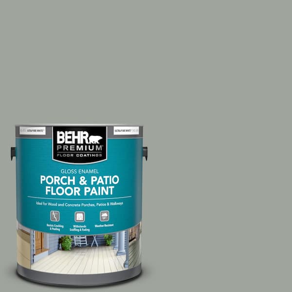 BEHR PREMIUM 1 gal. 710F4 Sage Gray Gloss Enamel