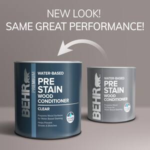 1 qt. Transparent Water-Based Interior Pre-Stain Wood Conditioner