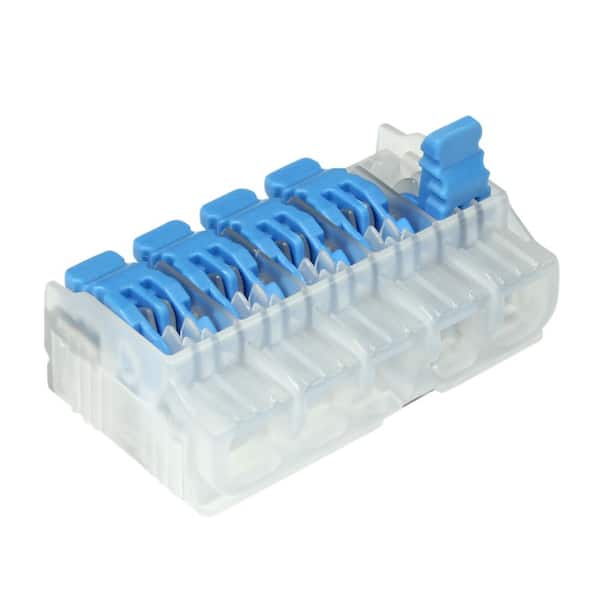 IDEAL - In-Sure Lever Wire Connector, 12 AWG, 5-Port Bag of 10