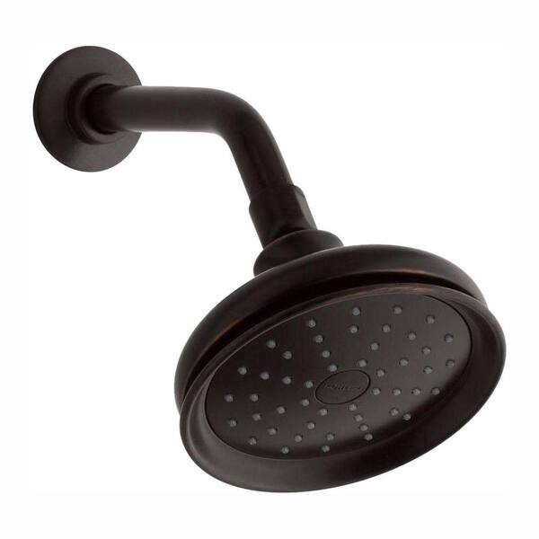 KOHLER Fairfax 1-Spray 5-1/2 in. Showerhead in Oil-Rubbed Bronze