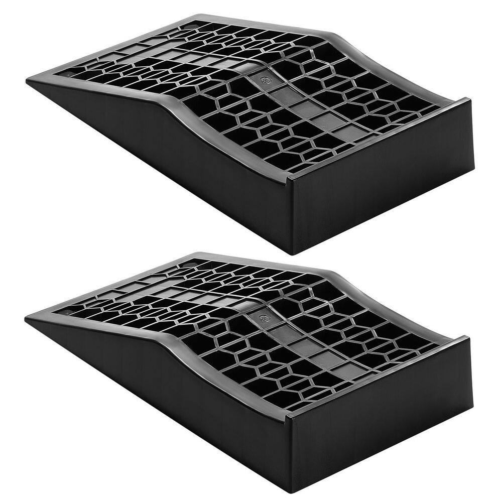 Car Ramps, 2 PCS 20000 lbs. GVW Capacity, 2.6 in. Lift Height, Portable Low Profile Car Service Ramps for Oil Changes price history on PriceWatchPro