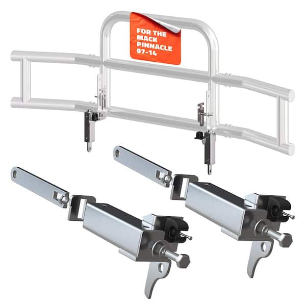 Folding Front Bumper Guard Brackets for Mack Pinnacle 2007-2014 (Brackets ONLY)