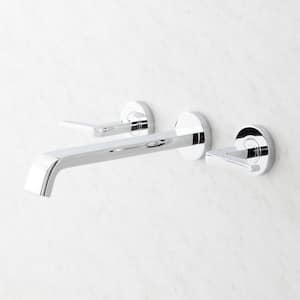 Drea 8 in. Widespread Double Handle Bathroom Faucet in Chrome