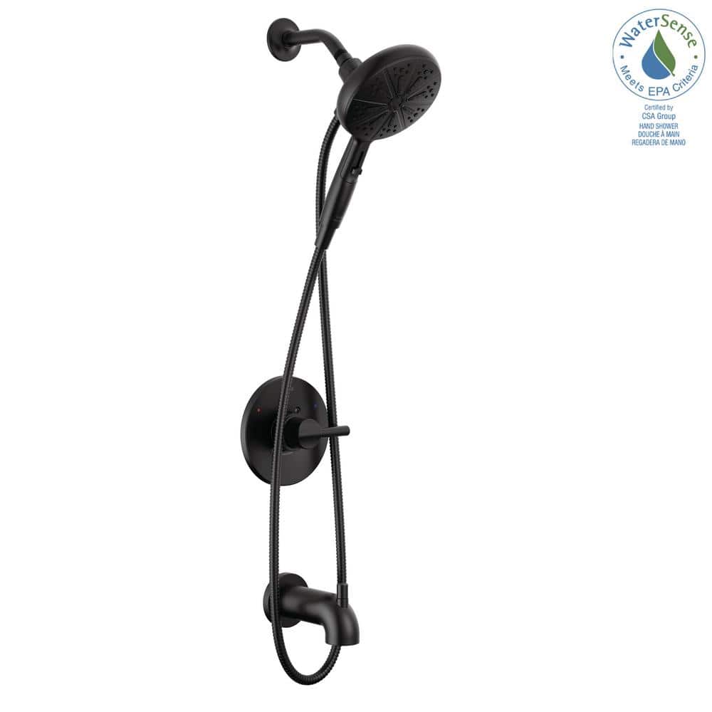 Matte Black Multi-Head Wall Mounted Shower System