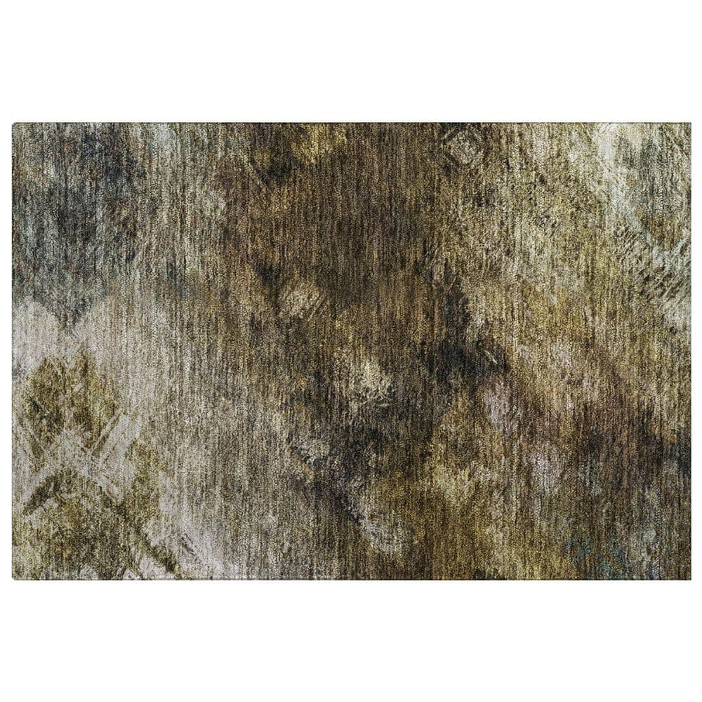 Dream Shag Premium Machine Washable Abstract ADS590 Chocolate 2 ft. x 3 ft. Accent Rug price history on PriceWatchPro