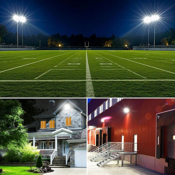 WYZM 1000-Watt Equivalent 36000 Lumens Black LED Stadium Light