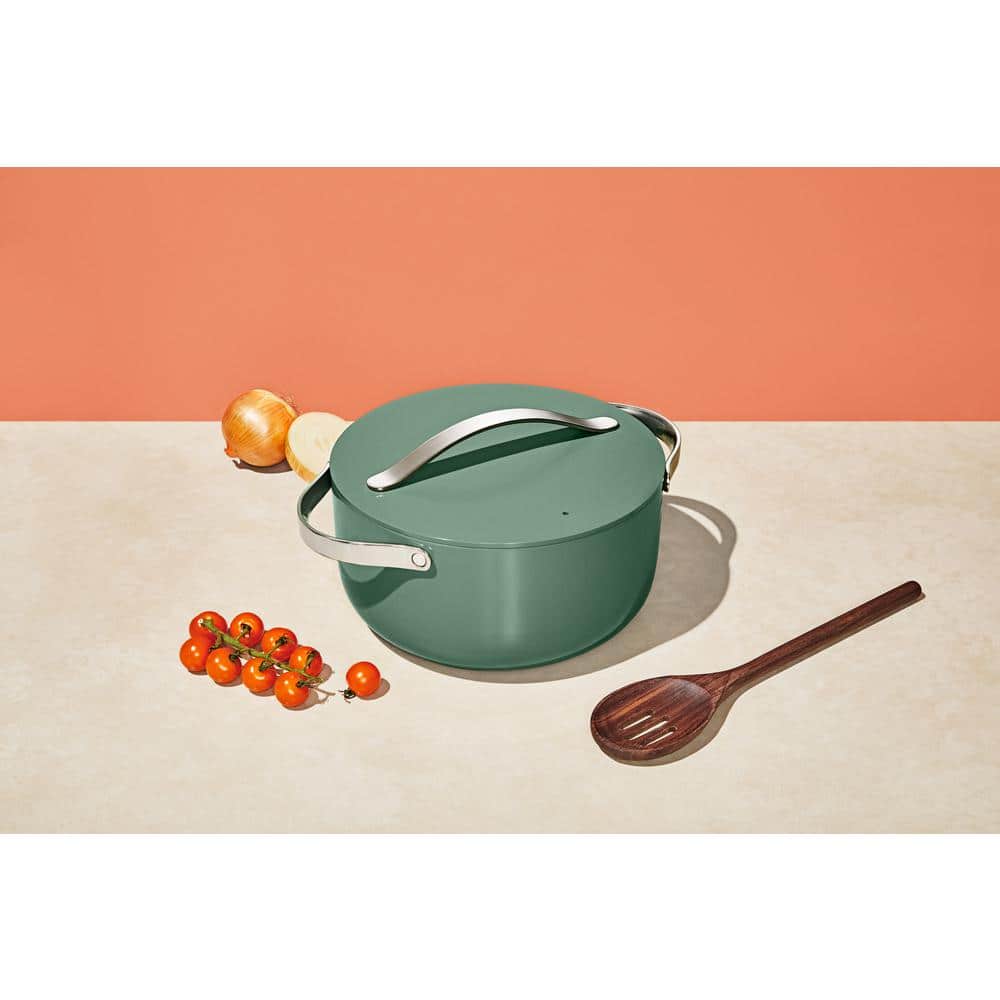 Sage Green 6.5qt Aluminum Ceramic-Coated Dutch Oven