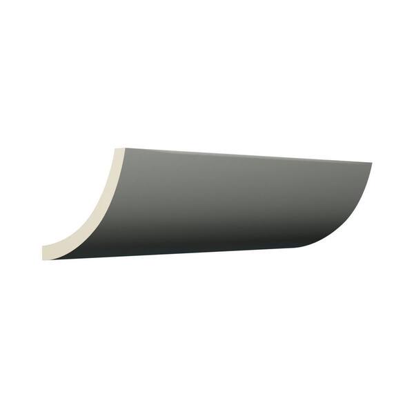 Ekena Millwork Cynthia 7 in. D x 9.25 in. W x 94.5 in. L Polyurethane Crown Moulding