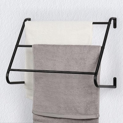 BESPORTBLE 1pc Cabinet Door Hook Door Towel Holder Over The Door Towel Rack  Over Door Towel Bar Towel Rod Hooks Hand Towel Bar Self Adhesive Towel Bar