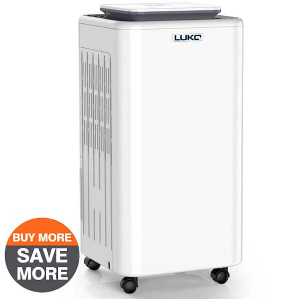 30 pt. 2000 sq. ft. with Buckted Dehumidifier in White with Auto Defrost