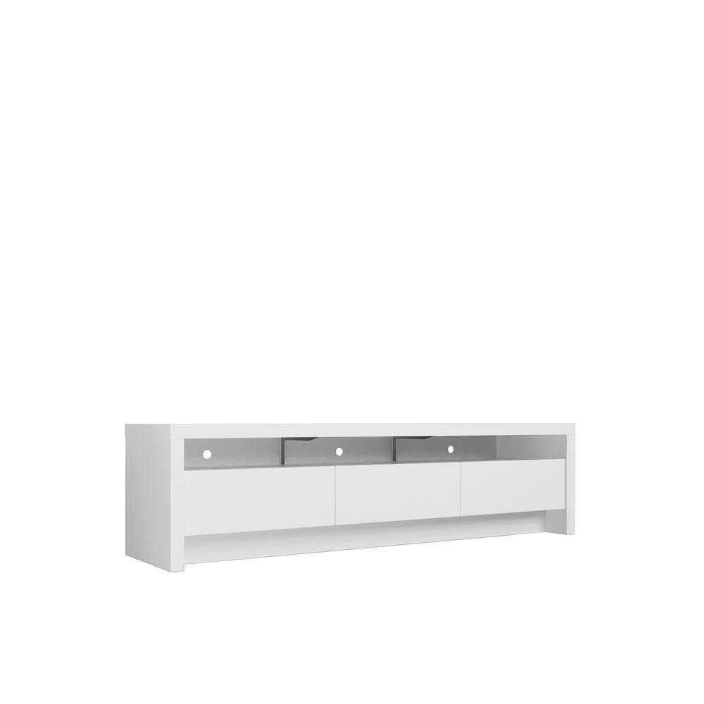 Sylvan White 77.56" TV Stand with Cabinet