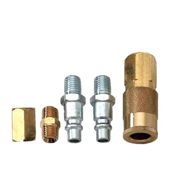 Husky 5-Piece 1/4 in. NPT x 3/8 in. I/M Coupler Kit