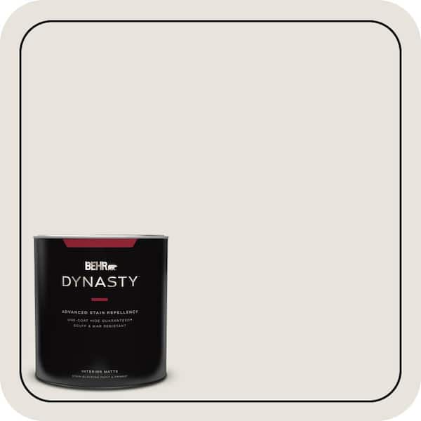 BEHR DYNASTY 1 qt. #PPU24-13 White Pepper Matte Interior Stain-Blocking Paint & Primer