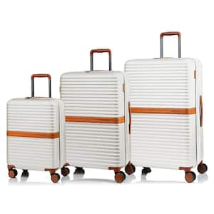 Vintage II 3-Piece Ivory Hardside Polycarbonate Luggage Set