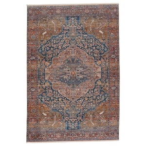 Vibe Saphir Multicolor/Blue 9 ft. 3 in. x 13 ft. 3 in. Medallion Rectangle Area Rug